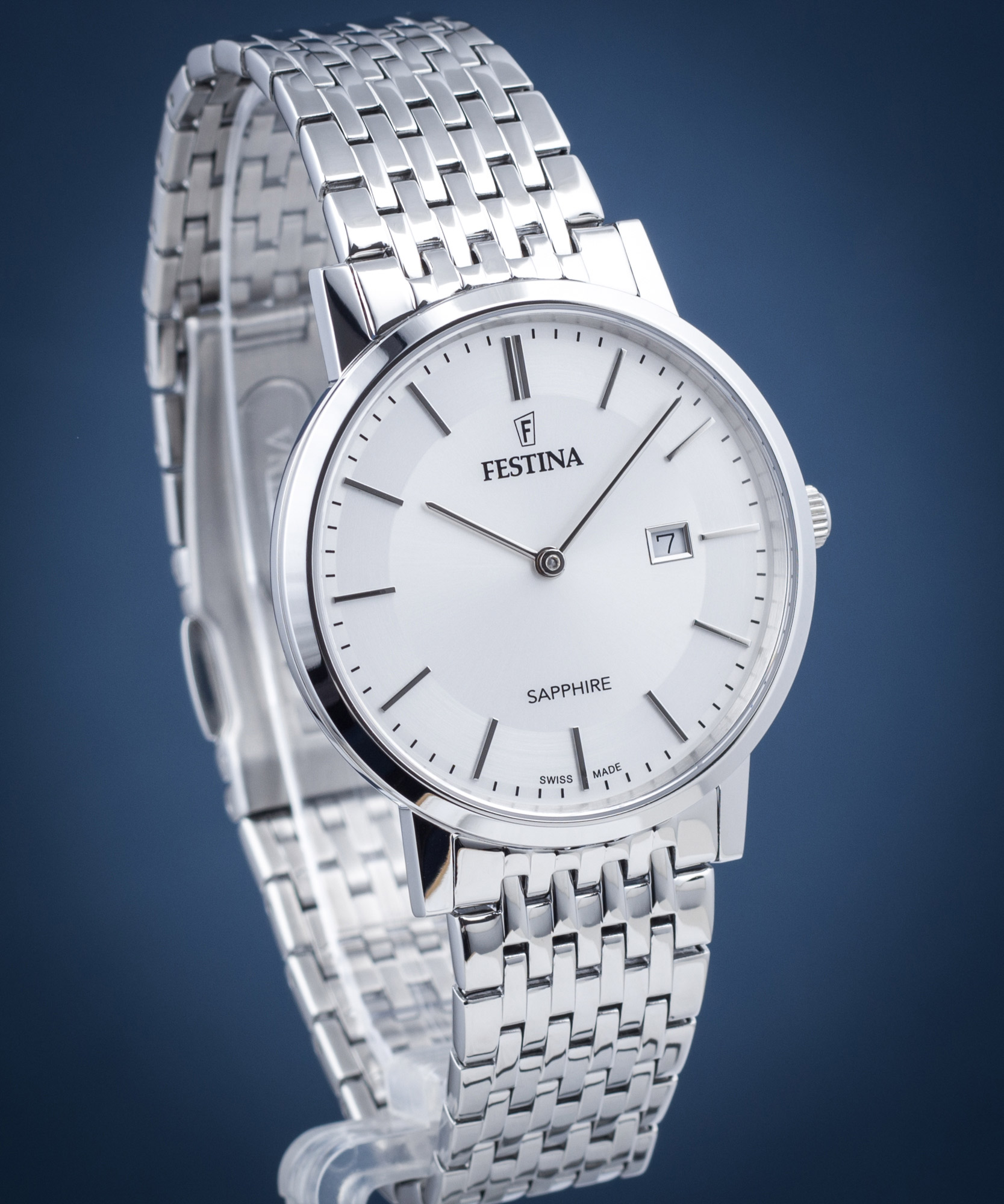 Festina Orologio Uomo Cronografo Bracciale Acciaio F20018/1 – Vetro Zaffiro, Impermeabile 50m