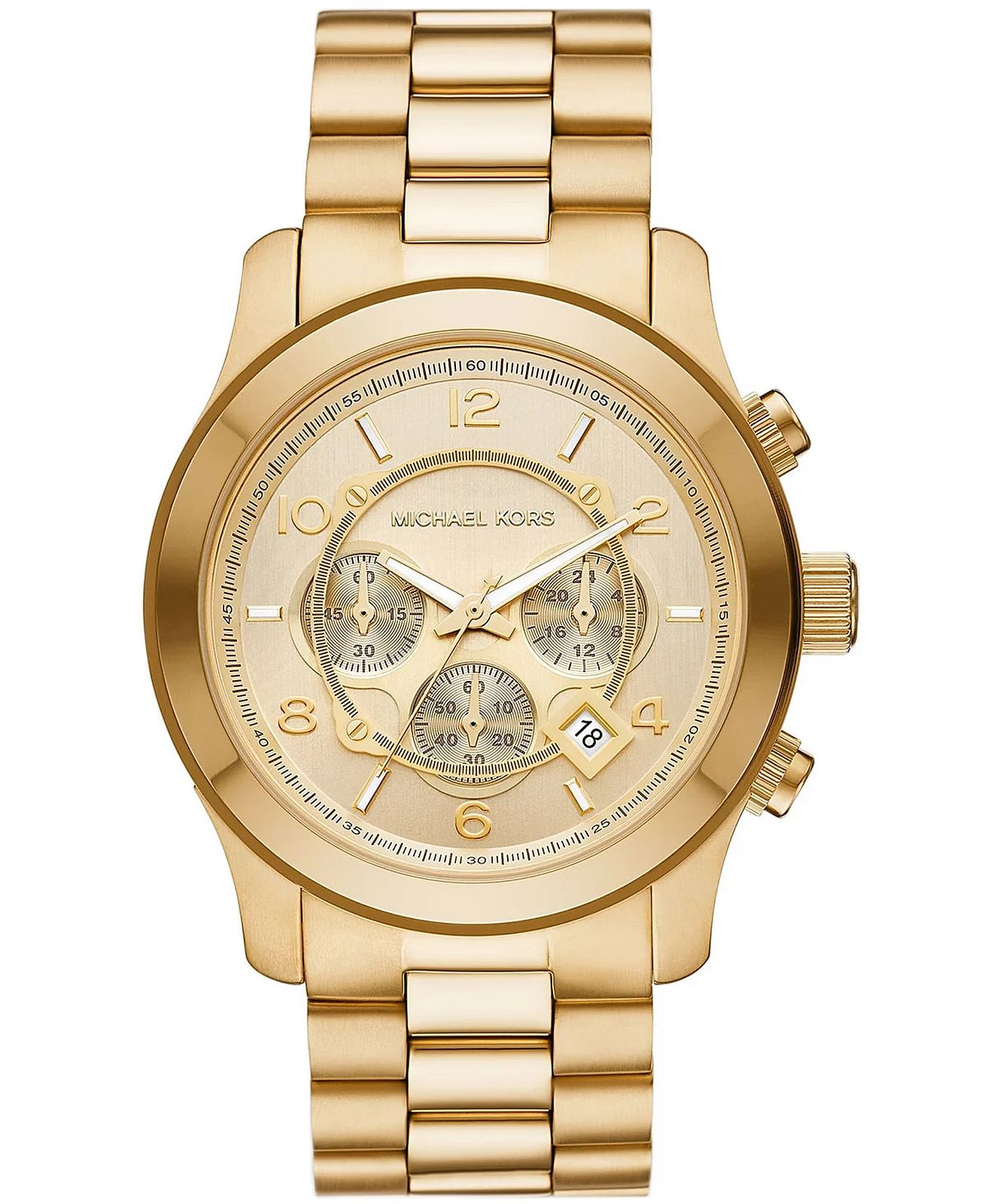 Michael Kors MK9074 - Runway Chronograph Watch •