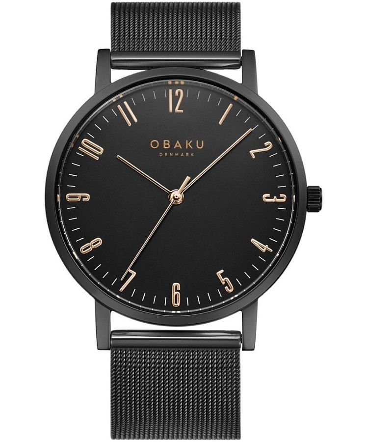 Obaku V248GXBBMB - Brink Charcoal Watch • Watchard.com