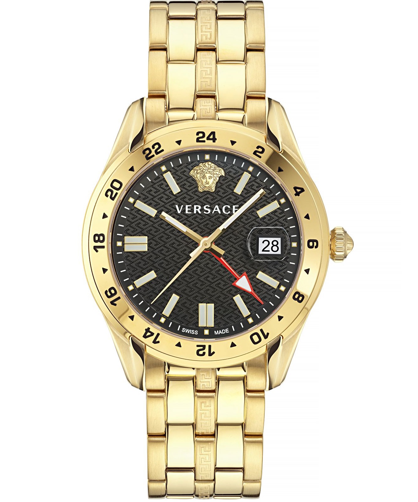 Versace VE7C00723 - Greca Time GMT Watch • Watchard.com