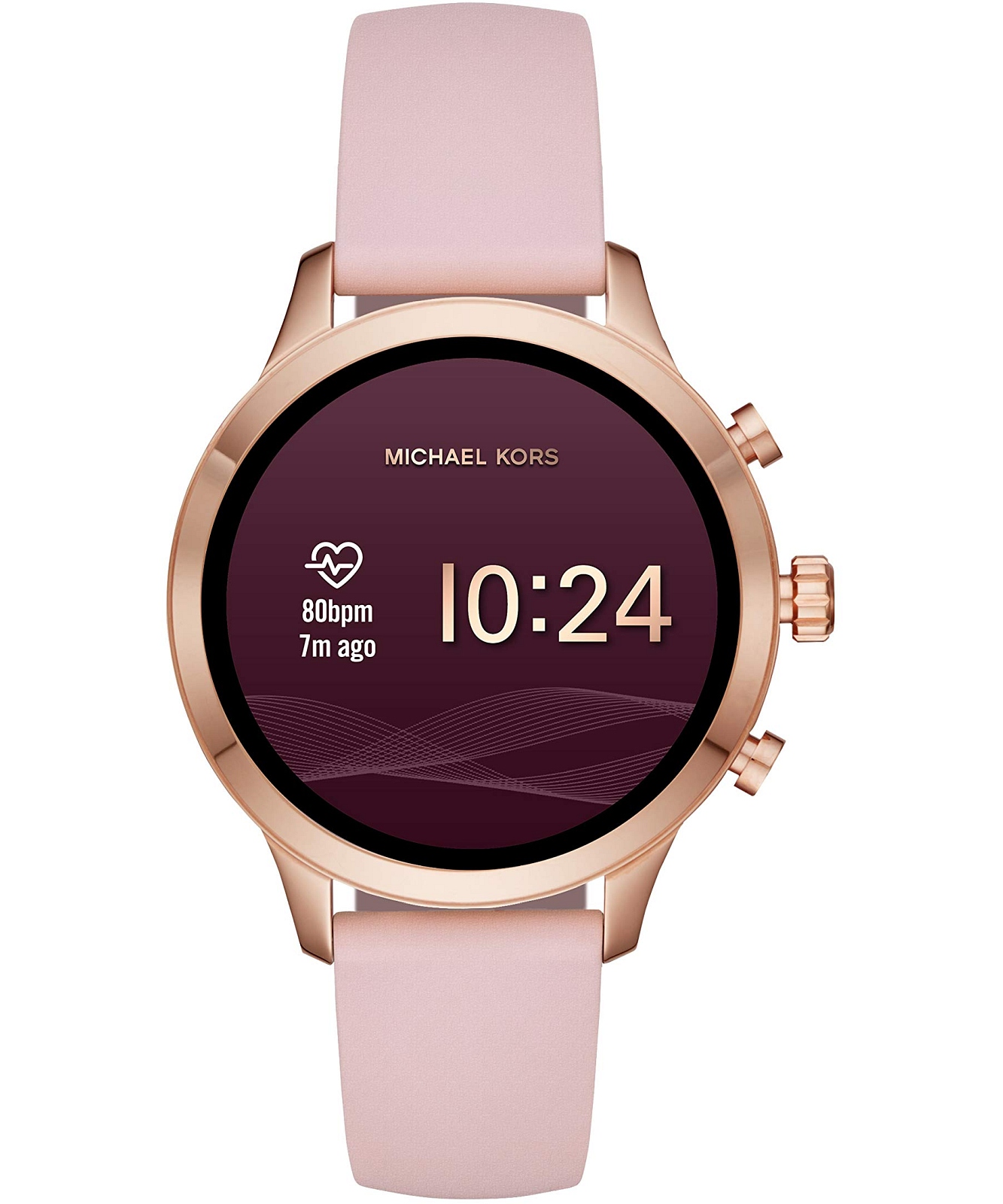 Michael Kors Access Gen Runway Pink Silicone Strap Touchscreen Smart Watch  41mm, Powered By Wear OS By Google™ Reviews All Watches Jewelry Watches  Macy's 