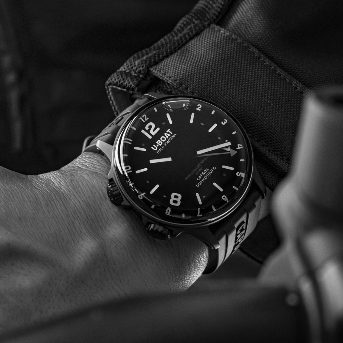 U-BOAT Capsoil Doppiotempo SS watch
