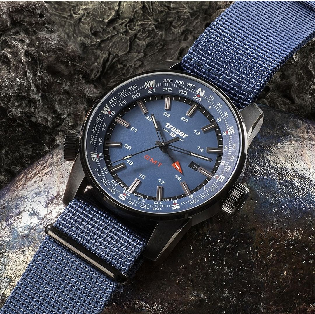 Traser P68 Pathfinder GMT Blue Men's Watch