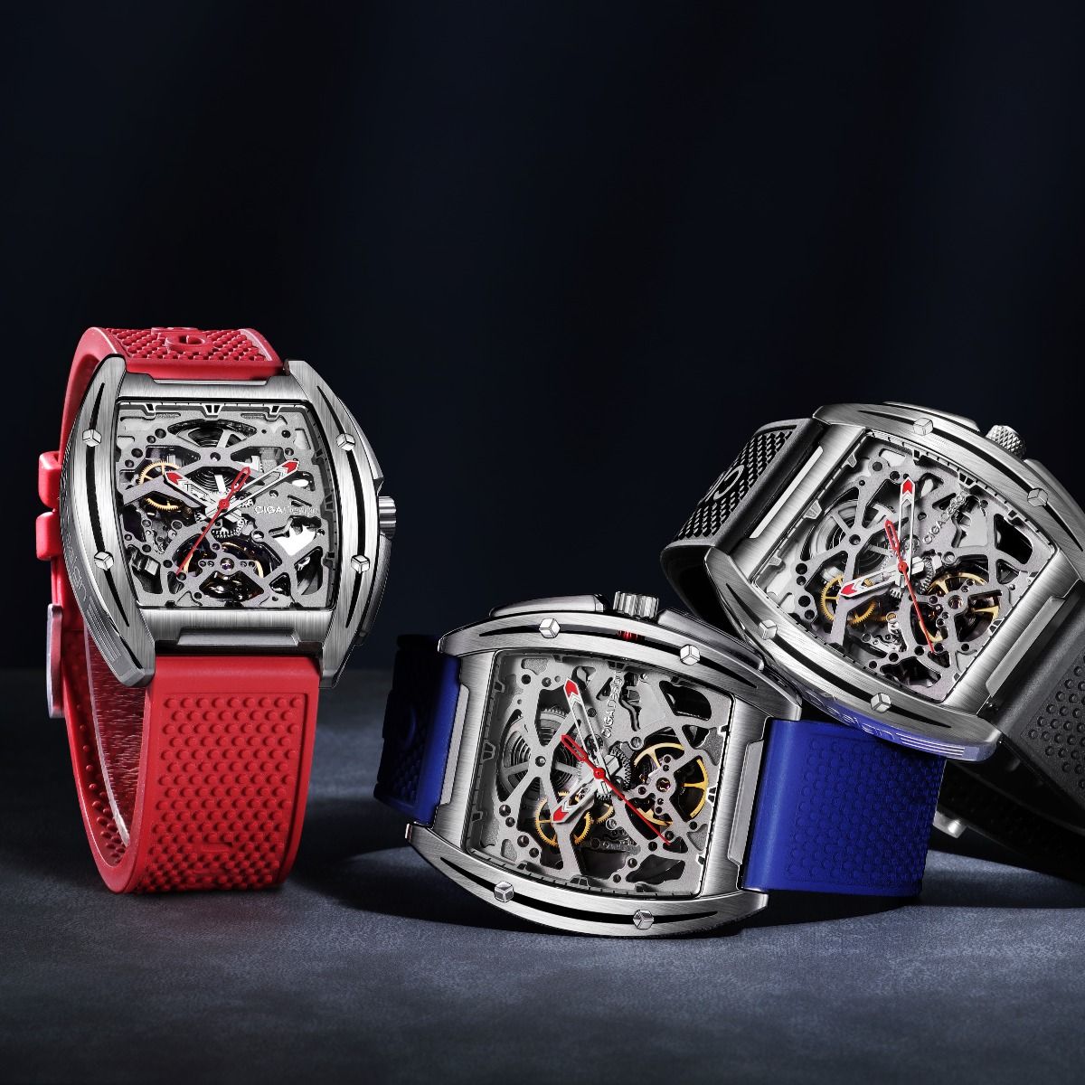 Ciga Z-Series Edge Stainless Steel Skeleton Men's Watch
