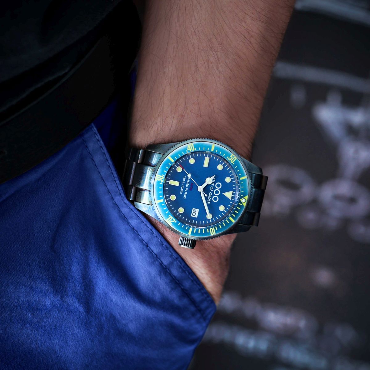Out Of Order Auto Collection Blue Auto 2.0 watch
