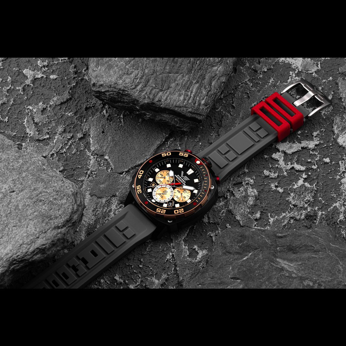 Vostok Europe Systema Periodicum Boron Chronograph SET Limited Edition gents watch