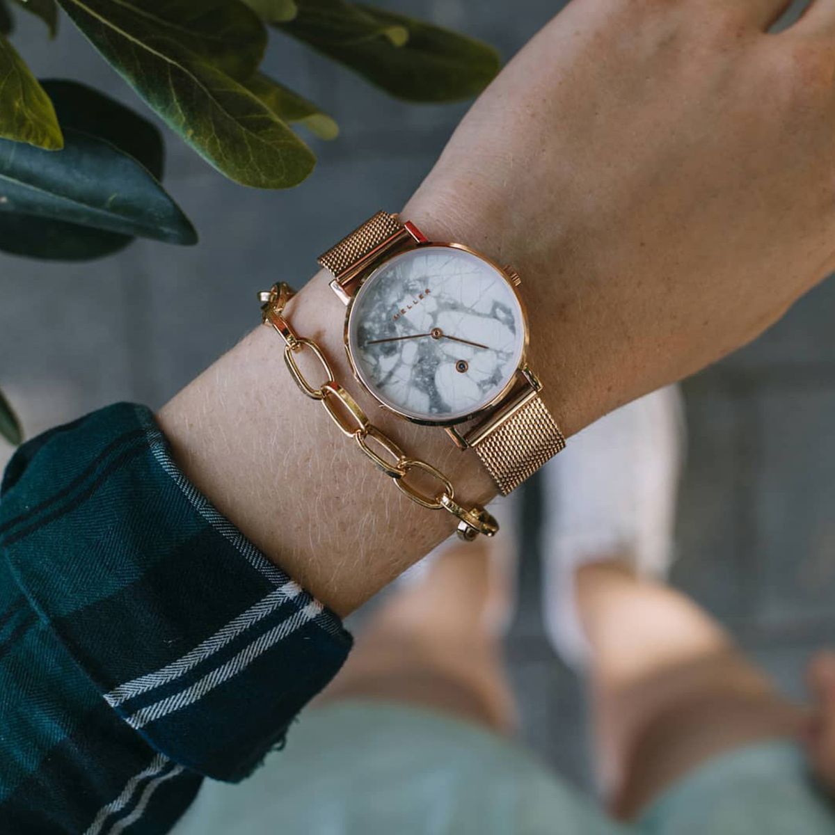 Meller Astar Roos Marble Women's Watch