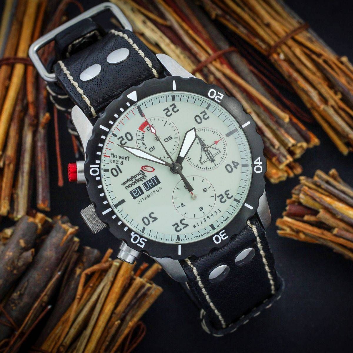 Zeppelin Eurofighter Automatic Chronograph Limited Edition Men's Watch