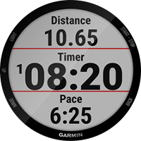Distance and pace tracking