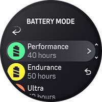 Battery modes