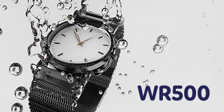 Water resistance 500 meters