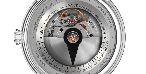Aviator watch pendulum helm