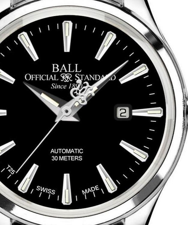 Ball Trainmaster Eternity Ladies Automatic close-up watch