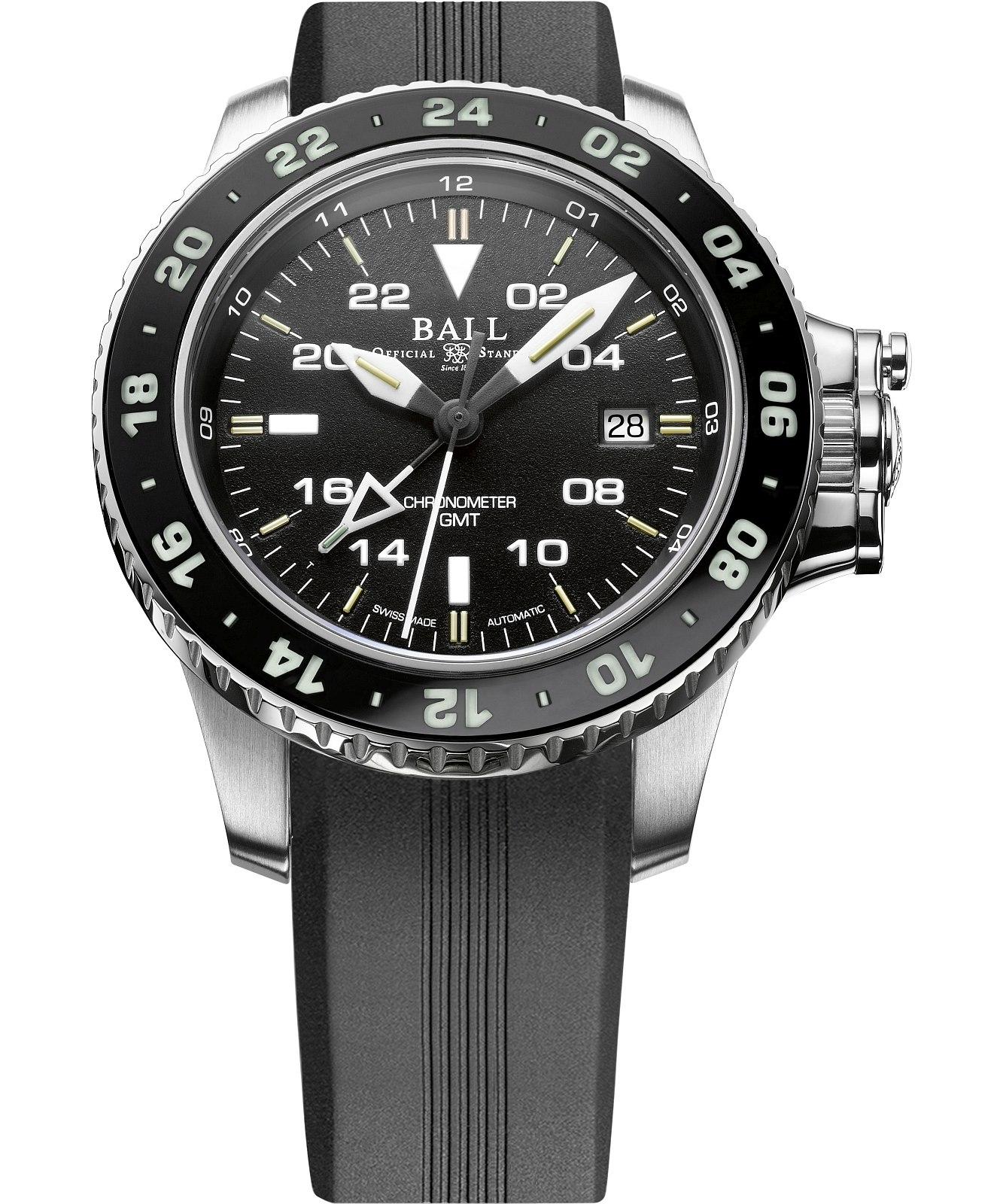 Zegarek męski Ball Engineer Hydrocarbon AeroGMT II Automatic Chronometer DG2018C-PC-BK