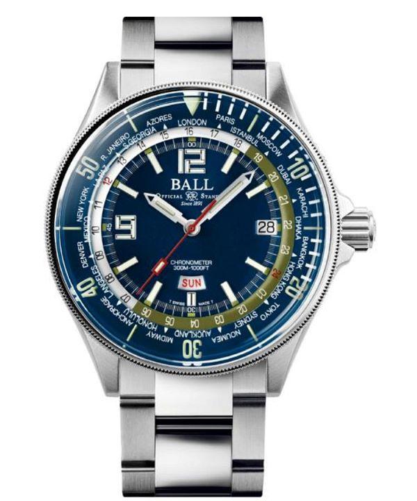 Zegarek męski Ball Engineer Master II Diver Worldtime