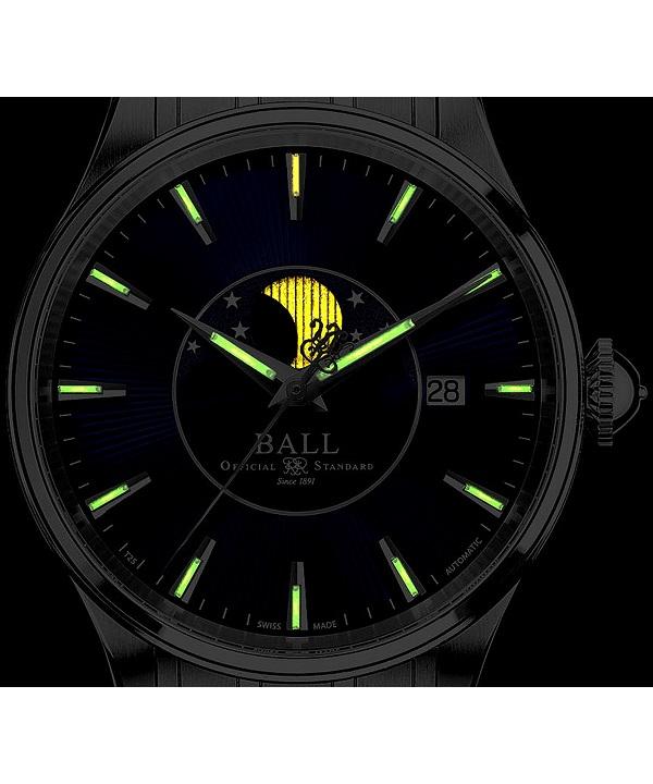 Zegarek męski Trainmaster Moon Phase Automatic NM3082S-LLFJ-BE tryt
