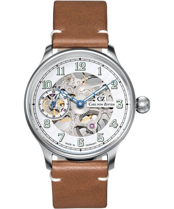 Zegarek męski Carl von Zeyten Lahr Skeleton Automatic CVZ0021WH