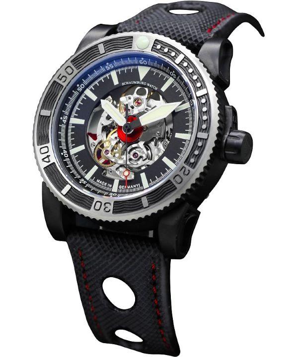 Schaumburg Men's Watch AQM 5 ViperFish Skeleton