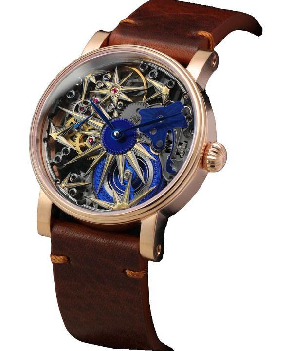 Schaumburg Unique Vintage Skeleton Men's Watch