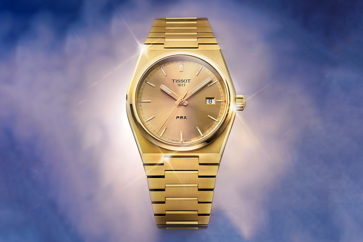 Tissot gold watch