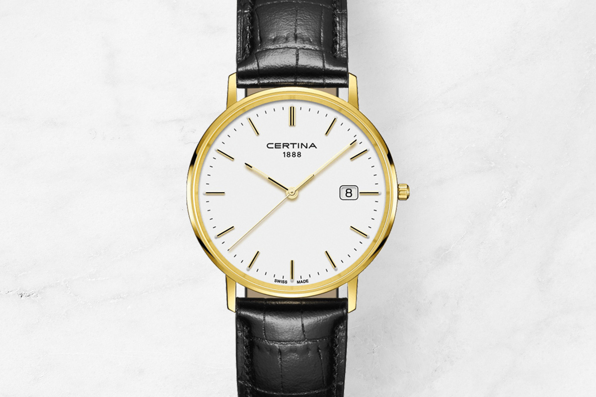 Men's watch Certina Heritage Priska Gold 18 K