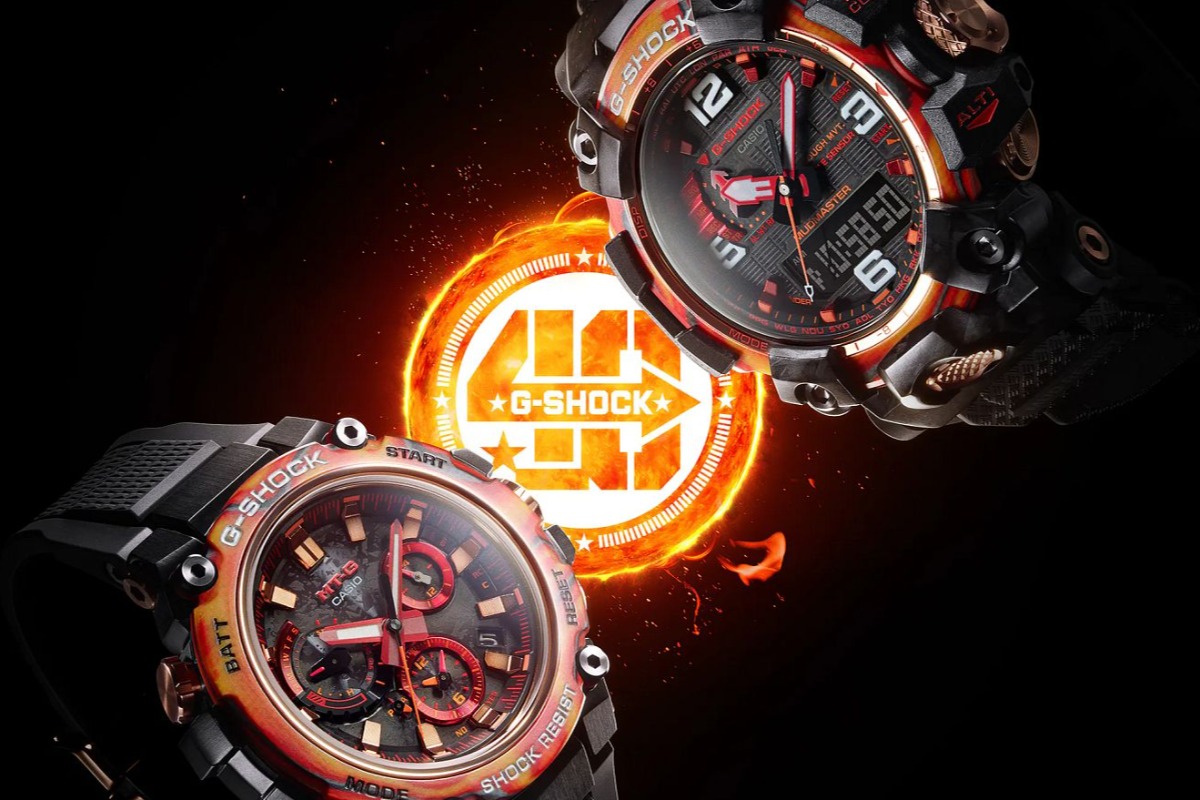 G-SHOCK Exclusive and Mudmaster 40th Anniversary Flare Red Limited Edition watches