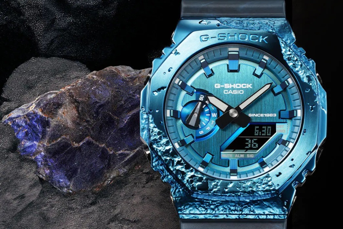 Casio G-SHOCK Men's Watch Original 40th Anniversary Adventurer's Stone GEM Cordierite Limited Edition GM-2140GEM-2AER