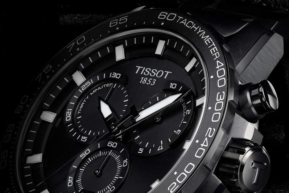 Tachymeter function in a Tissot watch