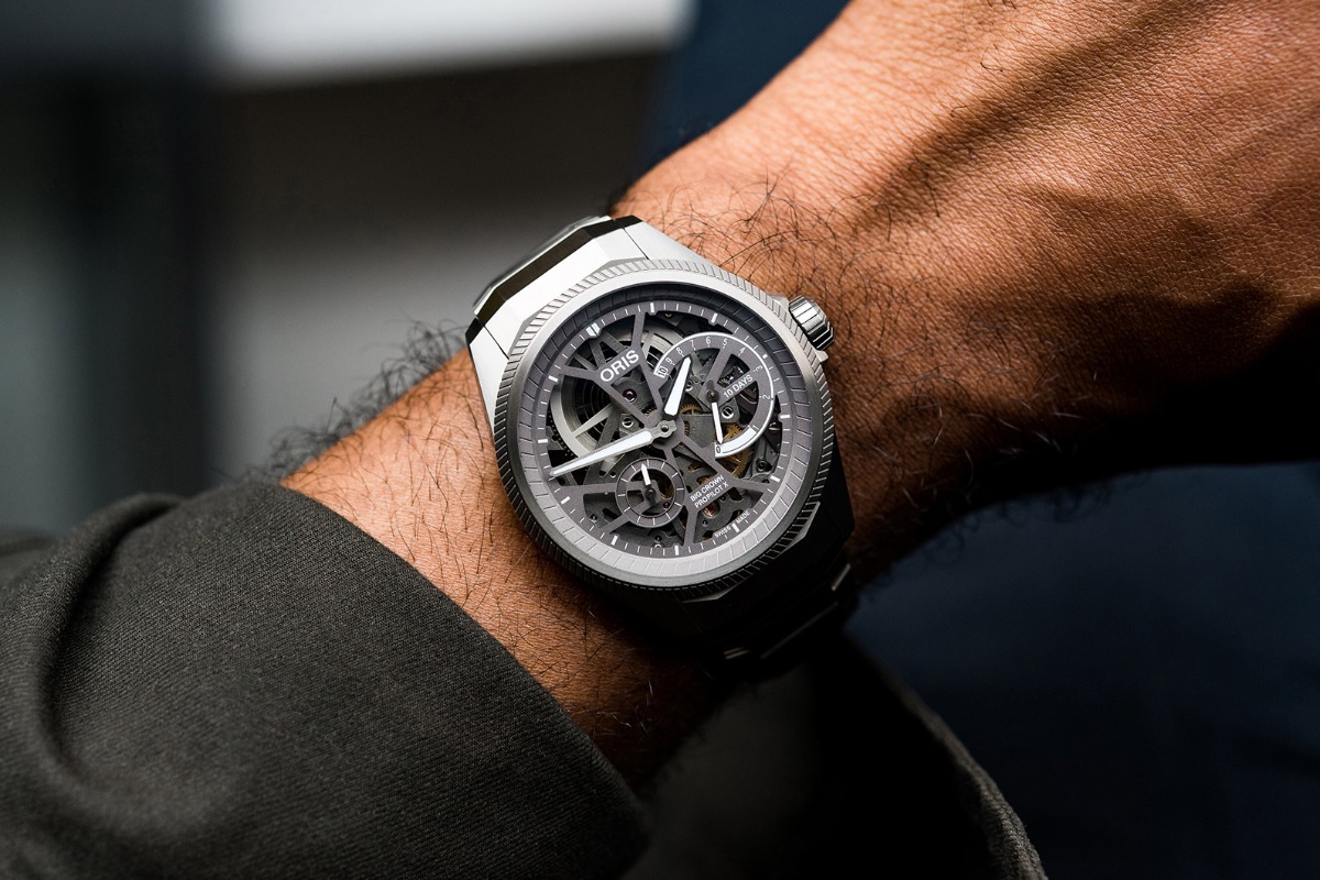 Oris ProPilot X Calibre 115 men's watch on wrist