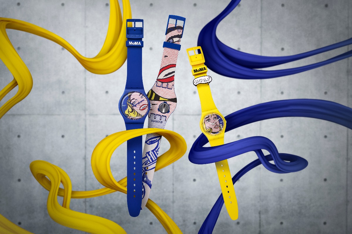 Swatch MoMA Girl and Reverie by Roy Lichtenstein watches