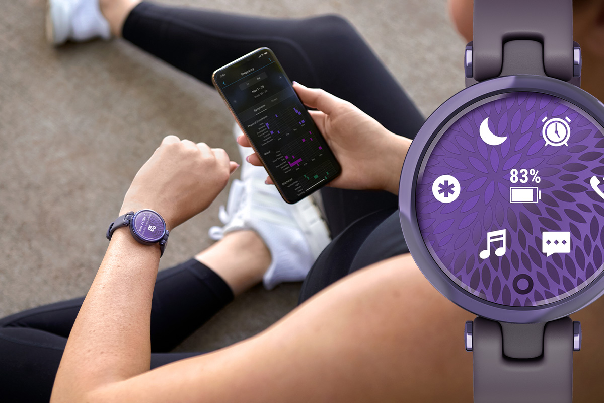 Fitness functions in a Garmin watch