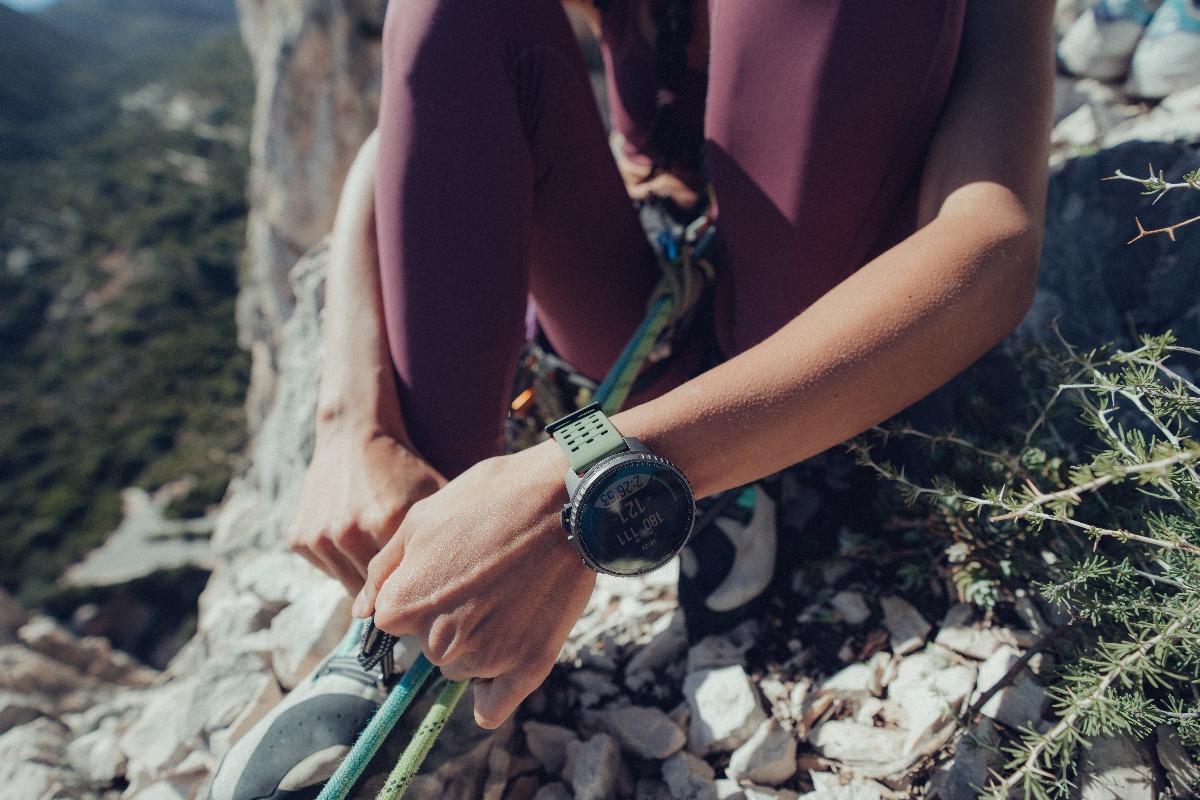 Outdoor training with the Suunto Vertical Titanium Solar Forest sports watch