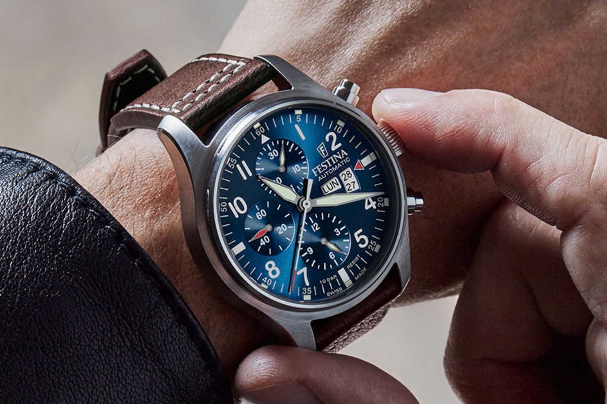 Men's watch Festina Swiss Made Automatic (Valjoux 7750)