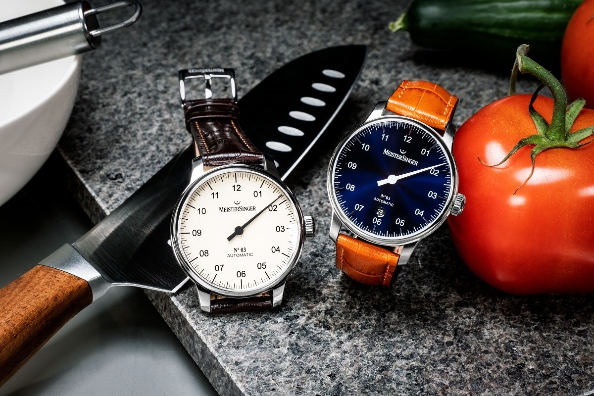 MeisterSinger N03 Automatic watch with GOOD Design Award 2007