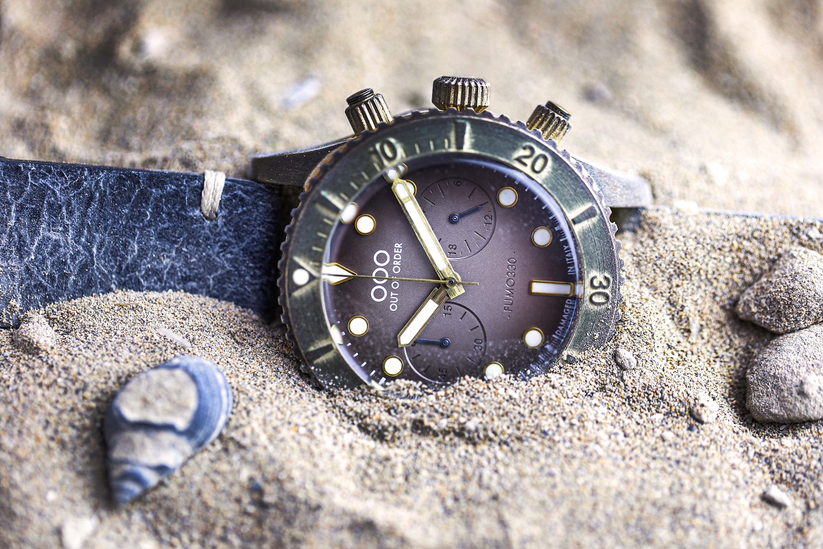 Out Of Order Fumo330 covered with sand