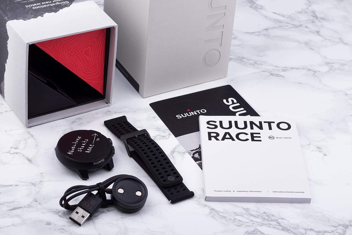 Suunto Race sports watch what's in the box 