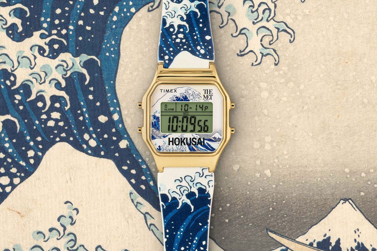 Timex The Met Kunisada – Orologio Da Polso Uomo/Donna, Cassa 40mm, Quadrante Multicolore, Cinturino 20cm