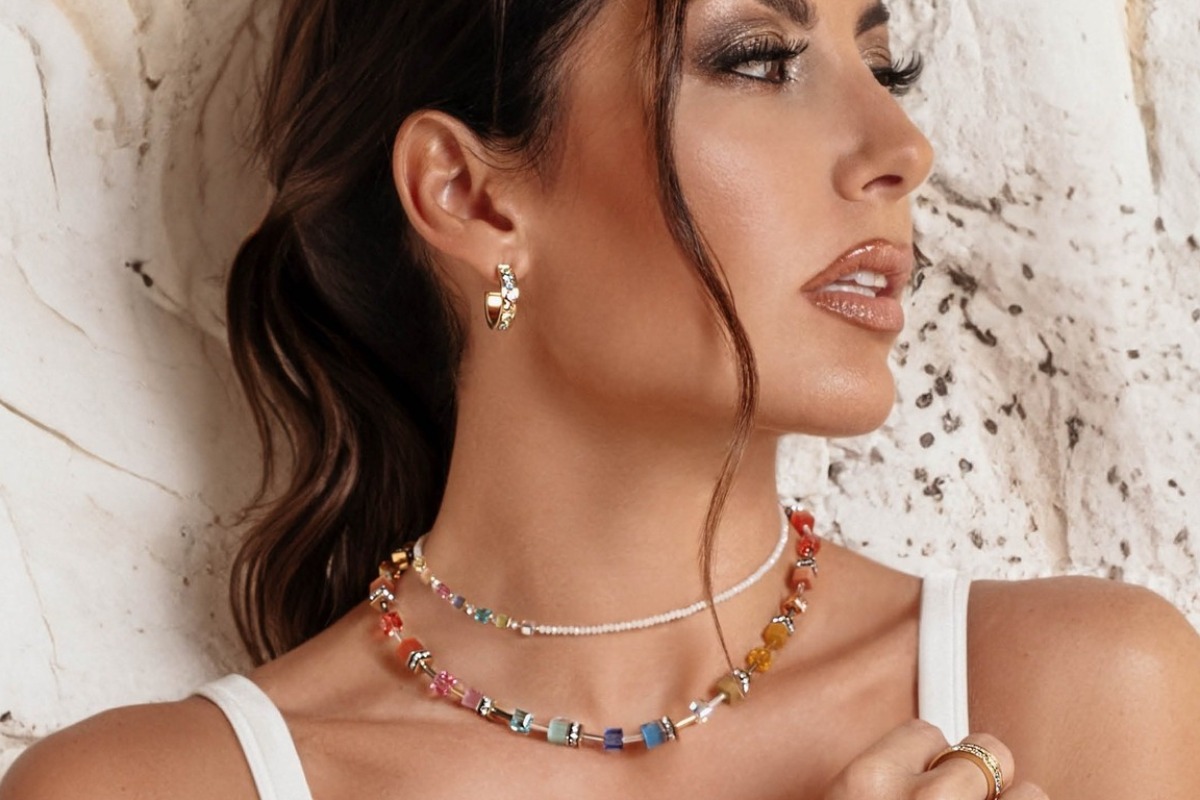 Women's jewellery from the Coeur de Lion GeoCube brand