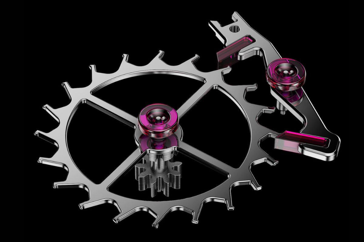 Yema Yachtygraf Tourbillon mechanism components
