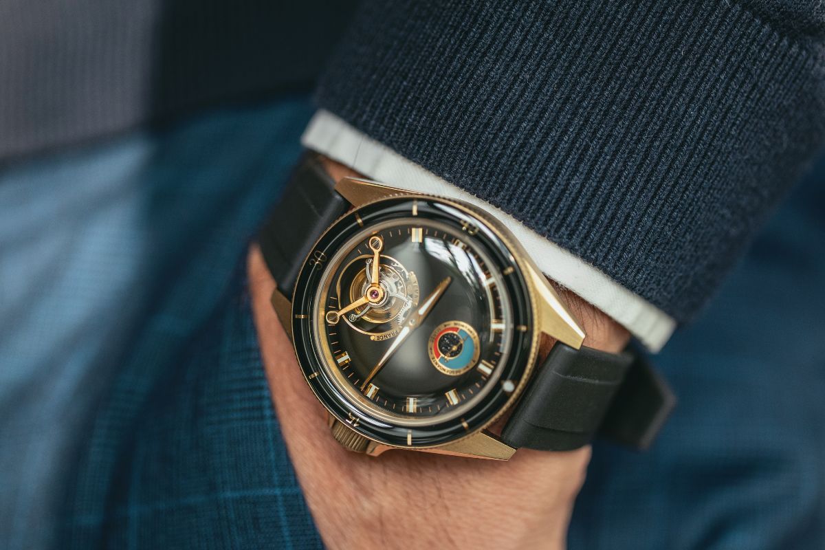 Yema Yachtygraf Tourbillon on hand