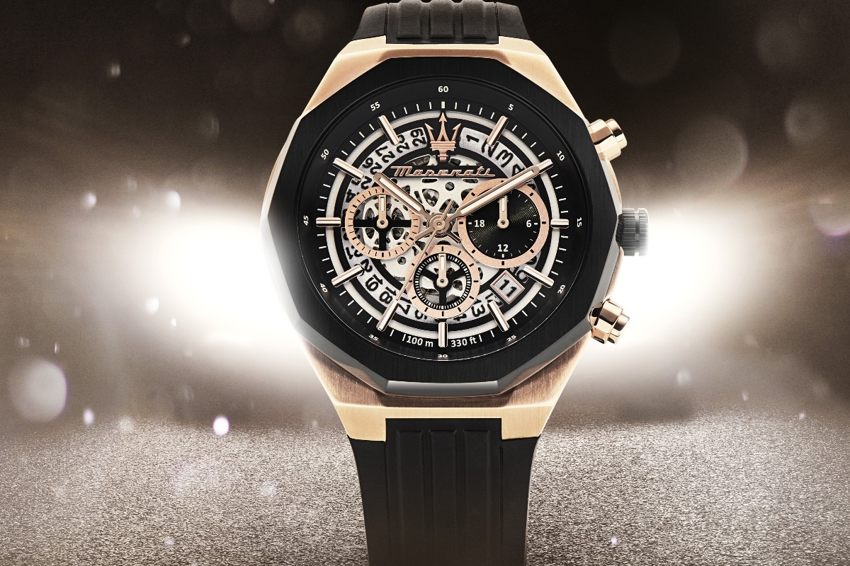 Maserati Stile Skeleton Chronograph watch