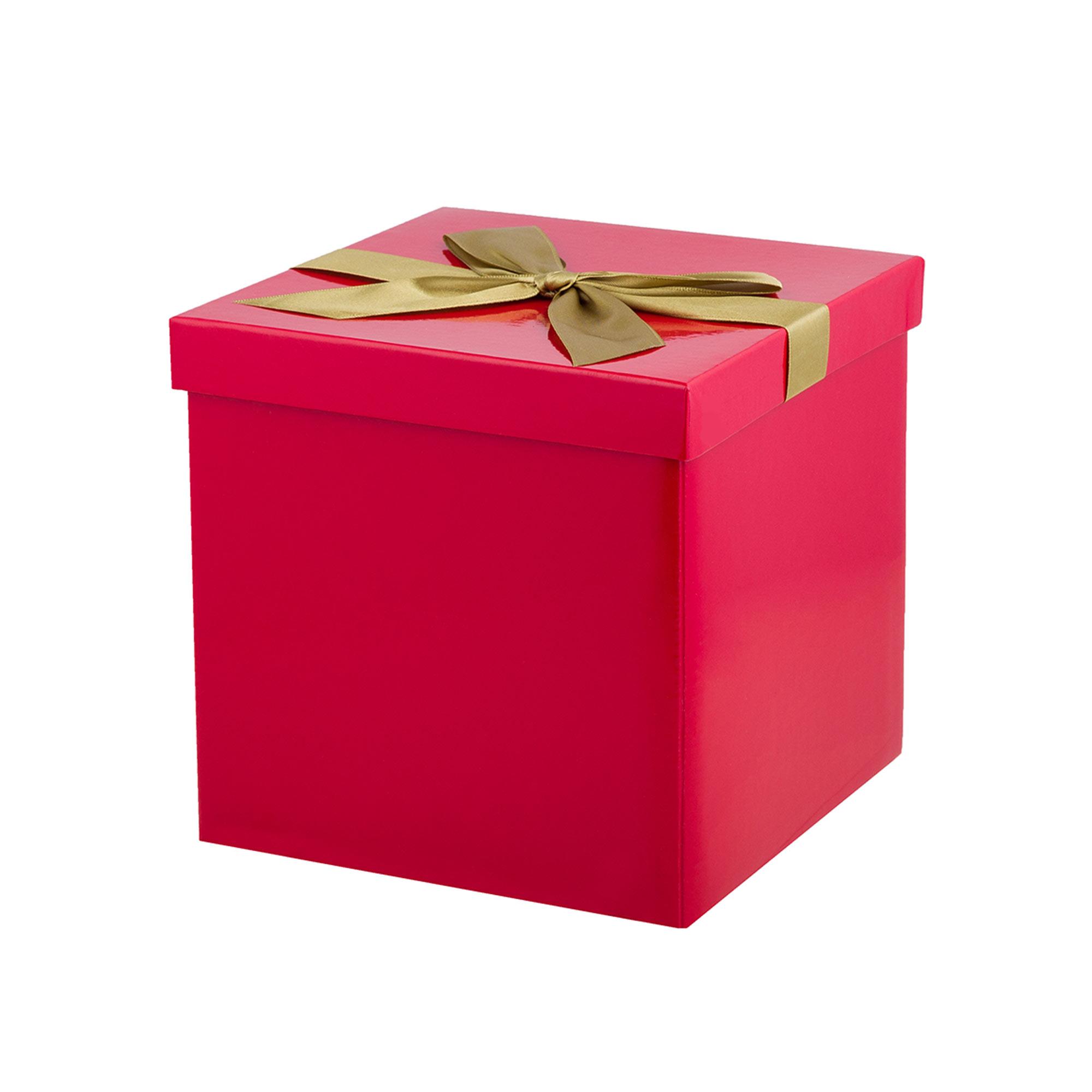 Red with ribbon