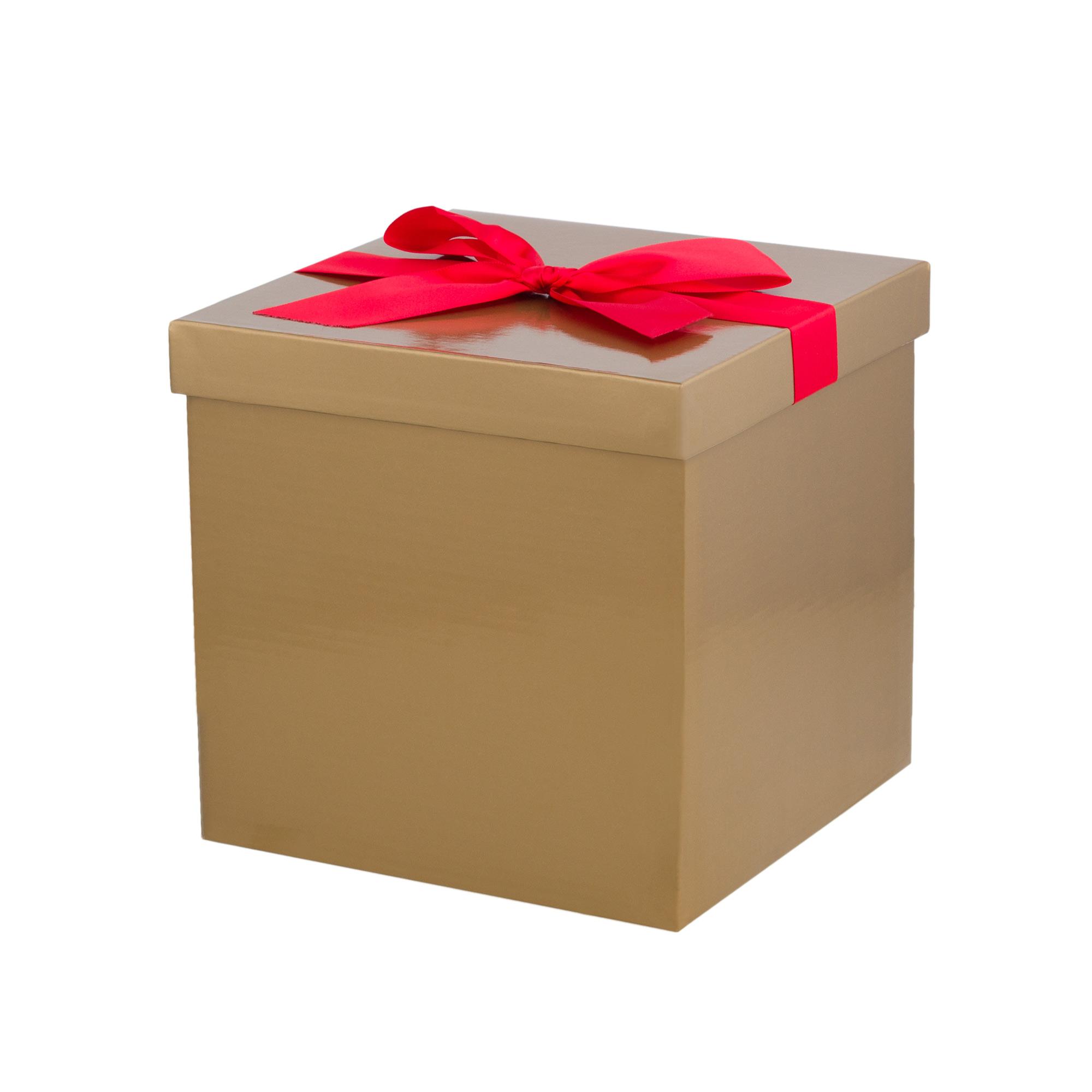 Gold with ribbon