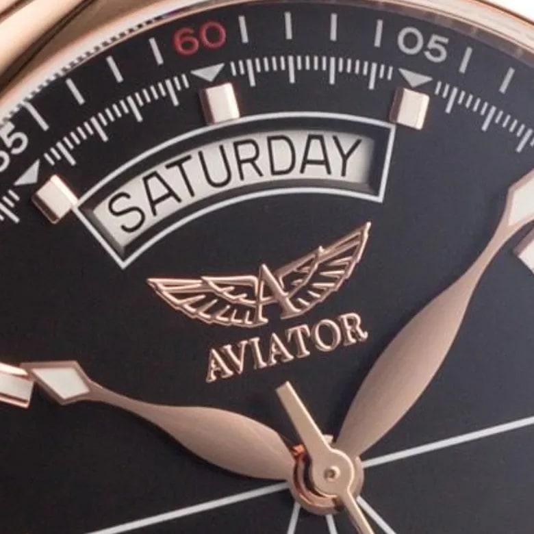 Zegarek Aviator V.3.20.2.146.4 - Datownik Day Date