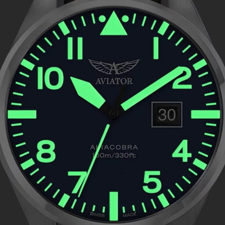 Zegarek Aviator V.1.22.0.149.4 - Super-LumiNova® - Super-LumiNova
