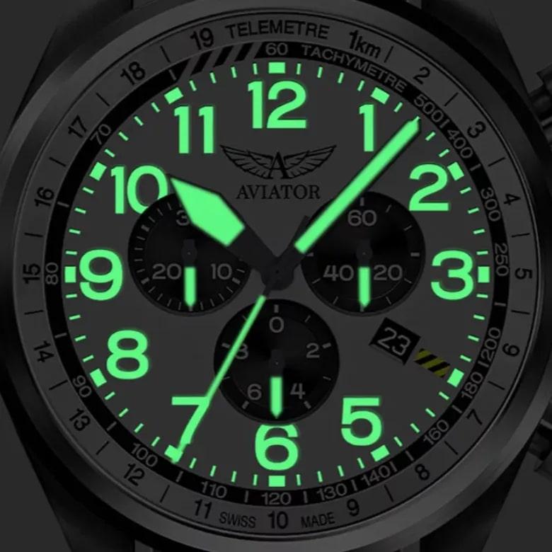 Zegarek Aviator V.2.25.5.174.4 - Super-LumiNova® - Super-LumiNova