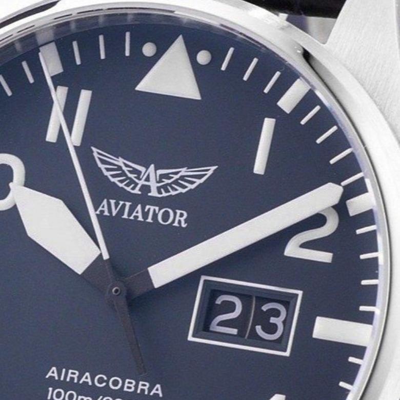 Aviator watch V.1.22.0.149.4 - Sapphire glass