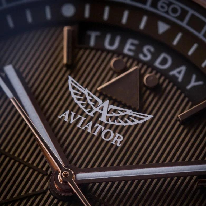 Aviator watch V.3.35.0.278.4 - Sapphire glass
