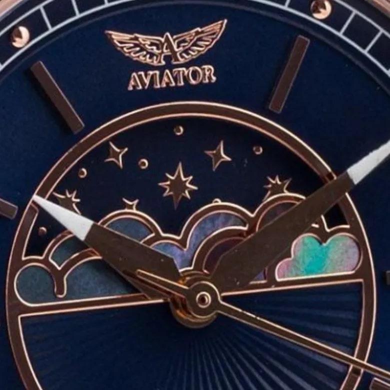 Aviator watch V.1.33.2.256.4 - Moon phase indicator