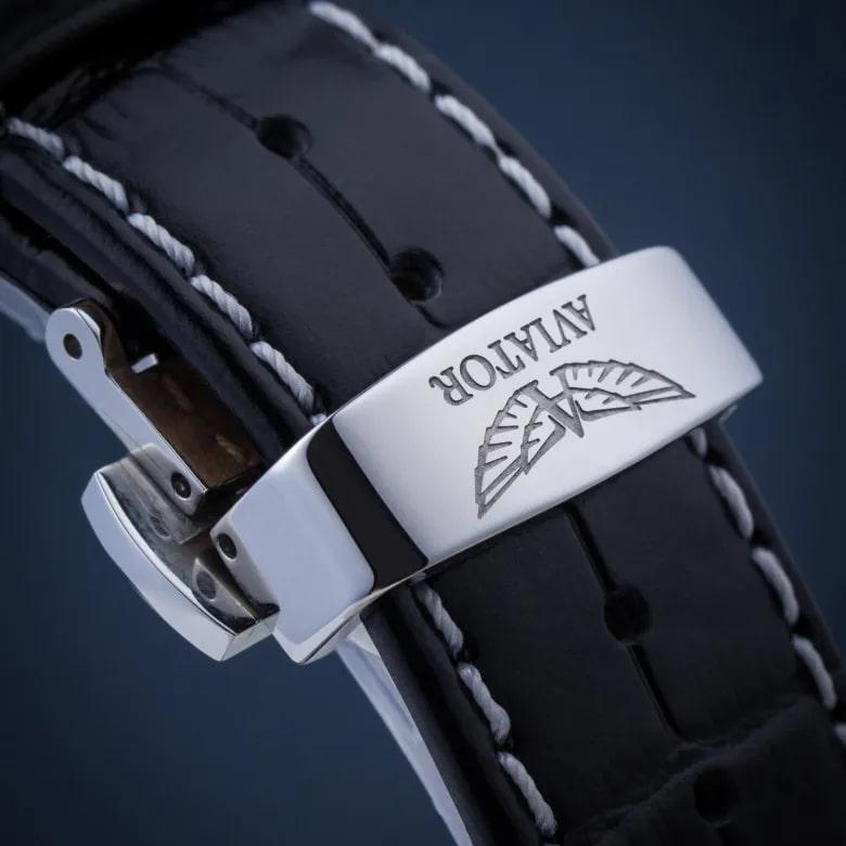Aviator watch V.3.35.2.280.4 - Butterfly clasp